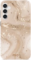 Coque MIO MagSafe Samsung Galaxy S23 FE | Shell arrière rigide | Convient pour MagSafe | Marbre doré