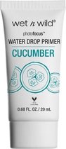 Wet 'n Wild - Photo Focus - Water Drop Primer - 591A - Mad About Cucumber - VEGAN - Make-up Primer - Creme - 20 ml