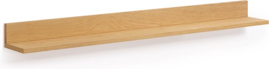 Kave Home - Abilen wandplank in eiken fineer 120 x 15 cm FSC 100%
