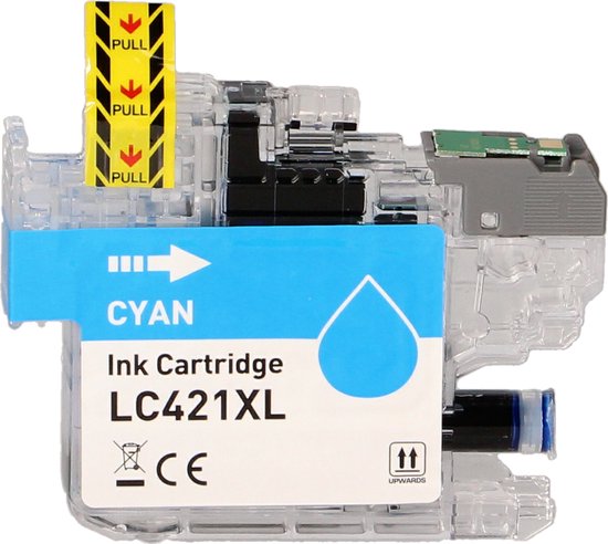 FLWR - Cartouches / Brother LC-421XL Multipack / noir et couleur / Convient pour Brother