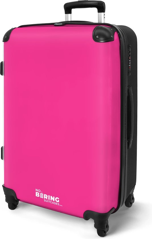 Foto: Noboringsuitcases com vakantie koffer groot vrouwen rolkoffer lichtgewicht roze reiskoffer met 4 wielen bagagekoffer grote valies trolley xl 20 kg bagage