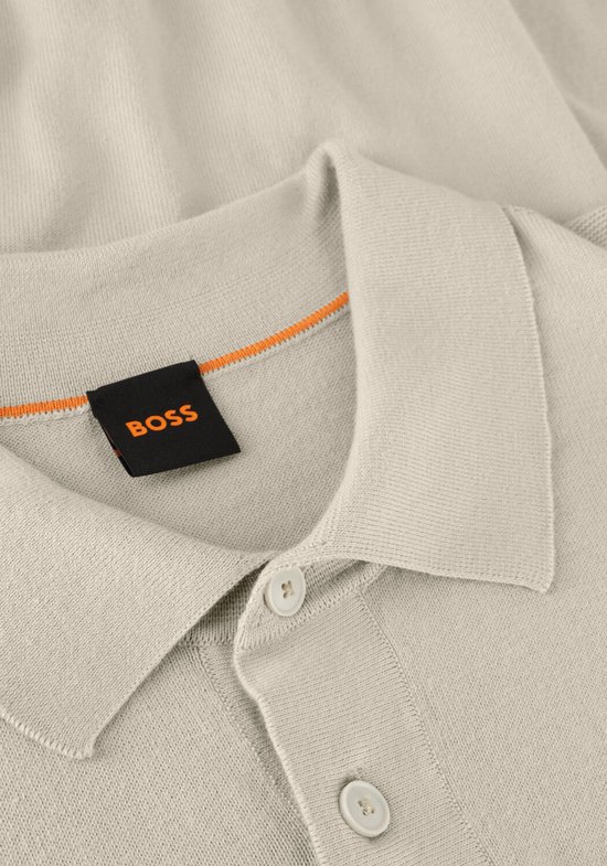 Boss Asac_p Polo's & T-shirts Heren - Polo shirt - Beige - Maat 3XL