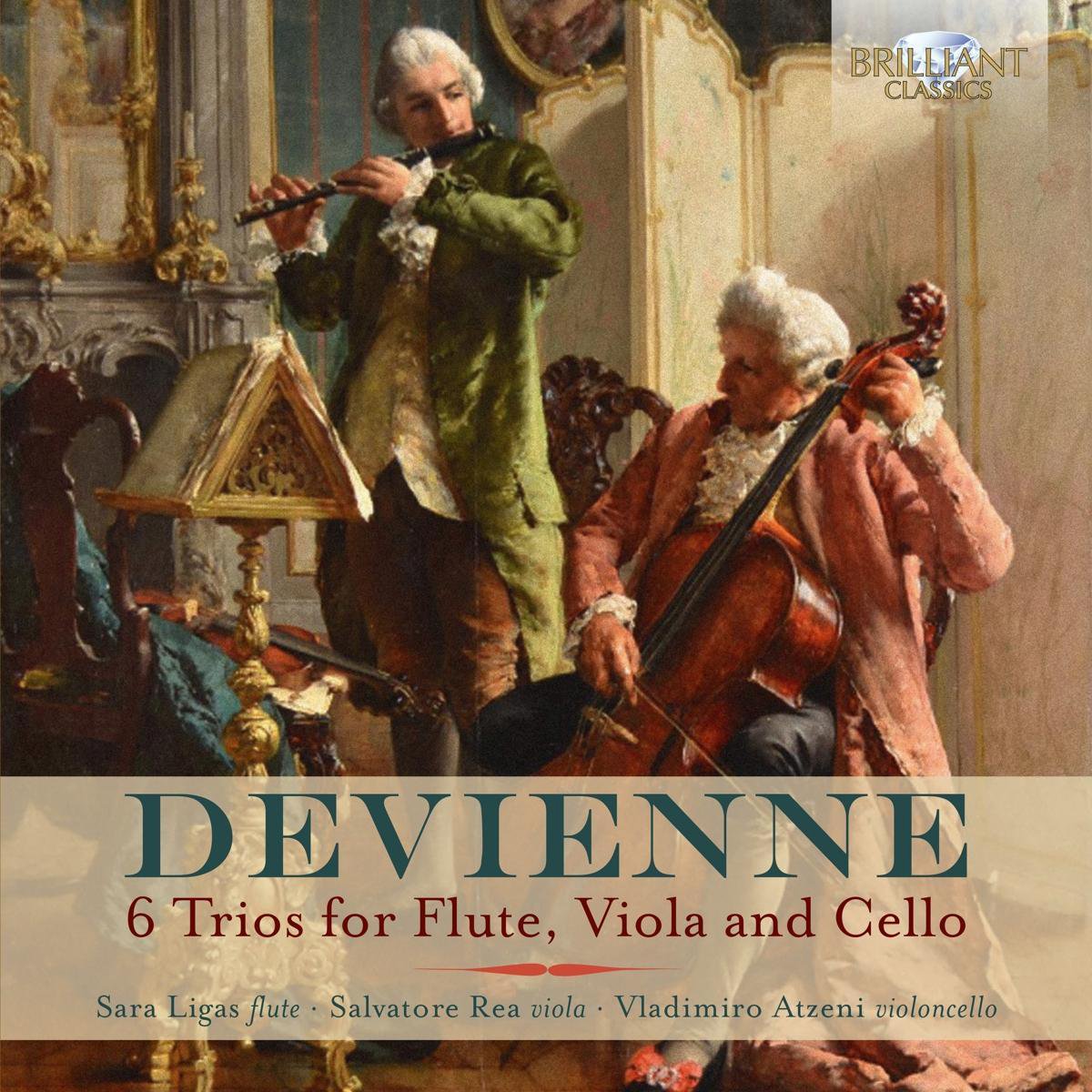 Sara Ligas - Devienne: 6 Trios For Flute, Viola & Cello (CD)