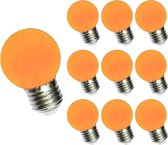 Spectrum - Voordeelpak van 10x LED Lamp A50 Oranje - 5W