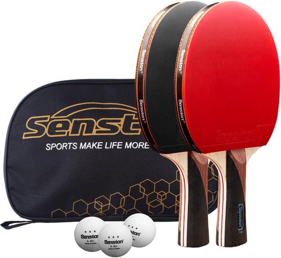 Tafeltennis set met 3 ballen - Action products - warenhuis