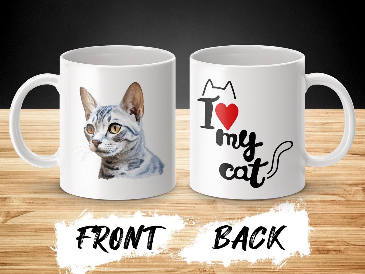 Mok Arabian Mau - kat - I love my cat - cat lovers - katten