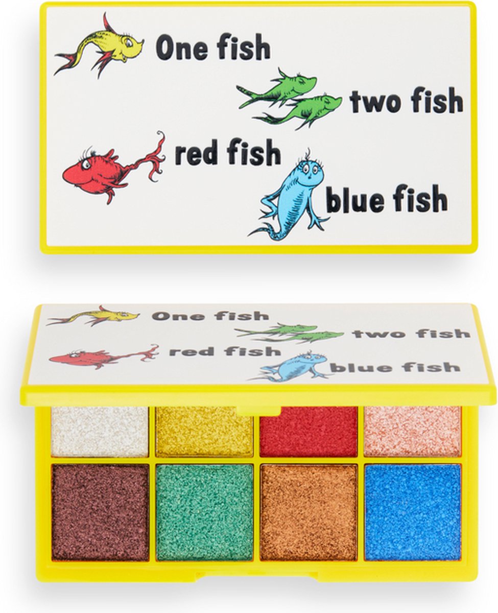 I Heart Revolution x Dr. Seuss 1 Fish 2 Fish Red Fish Blue Fish Shado