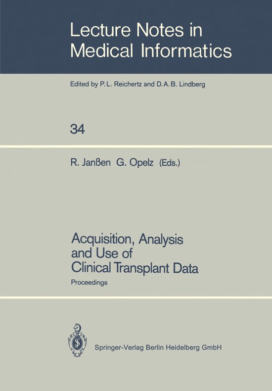 Acquisition, Analysis and Use of Clinical Transplant Data - cover