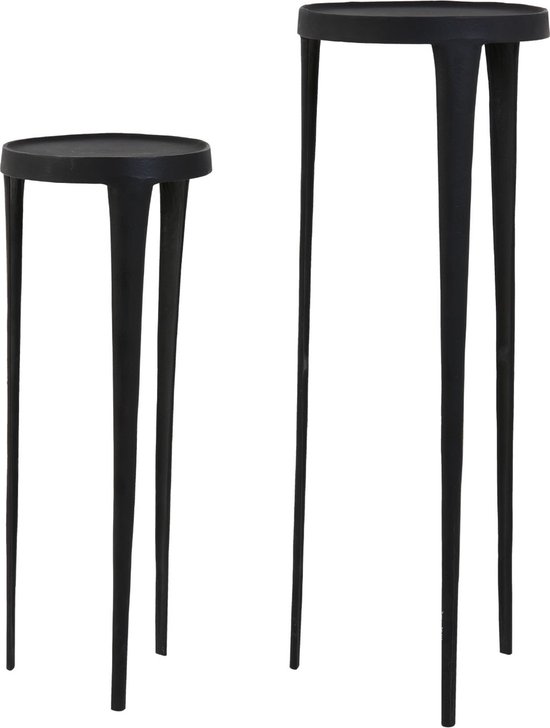 Light & Living Zuil Tobias - Zwart - Ø35+Ø30cm - Modern