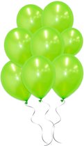 LUQ - Luxe Metallic Groene Helium Ballonnen - 100 stuks - Verjaardag Versiering - Decoratie - Feest Latex Ballon Groen