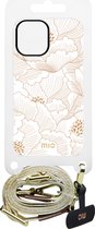 MIO Nylon Lanyard Universeel Telefoonkoord Verstelbaar - White Roses