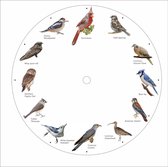 Mesa Living Wandklok met vogelgeluiden - Birdsong klok – wandklok met vogel geluid – vogelmelodie clock – de klok voor iedere vogelliefhebber