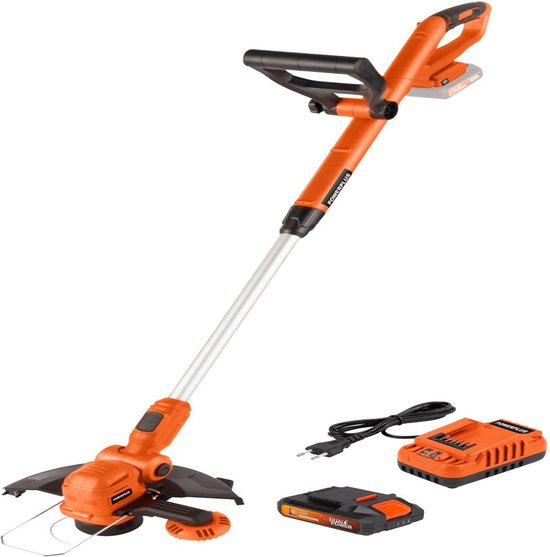 Powerplus - Dual power garden - POWDPG75421 - 20 V - Geborsteld - Grastrimmer - 20V Ø 260mm - incl. batterij 20V 2.0Ah en lader van Powerplus — afbeelding 2