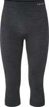 FALKE 3/4 Wool-Tech Tights klimaatregulerend, anti zweet functioneel ondergoed sportbroek heren zwart - Maat XXL