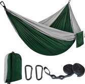 Outdoor hangmat camping hangmatten reishangmat 270 x 140 cm, ultralichte draagbare hangmat met een capaciteit van maximaal 300 kg, 210T parachute-nylon voor tuin