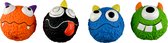 Duvoplus - Speelgoed Voor Dieren - Aquarium - Latex Monster Ballen 9x10x9,5cm - Display Gemengde Kleuren - 1st