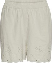 Pieces Broek Pcalmina Mw Embroidery Shorts Bc 17149520 Birch Dames Maat - L