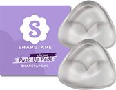Bh vulling - Siliconen Push up pads - Transparant - Shapetape - 2 stuks - Herbruikbare Bh pads - strapless bh push up - plakbeha's - Bikini push up pads