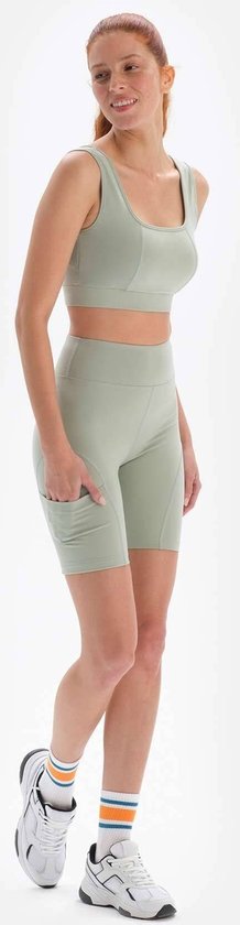 Dagi 23SW15192BB_MY Volwassenen Vrouwen Leggings single - MUNTGROEN - L