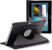 ebestStar - Hoes voor Samsung Galaxy Tab 2 10.1, GT-P5110 P5100, Roterende Etui, 360° Draaibare hoesje, Zwart
