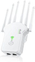 WiFi Repeater - WiFi-Signaal versterker - 1200 Mbps - WPS Knop - WiFi Extender - WiFi Booster - Geschikt voor 2.4 Ghz en 5.0 Ghz