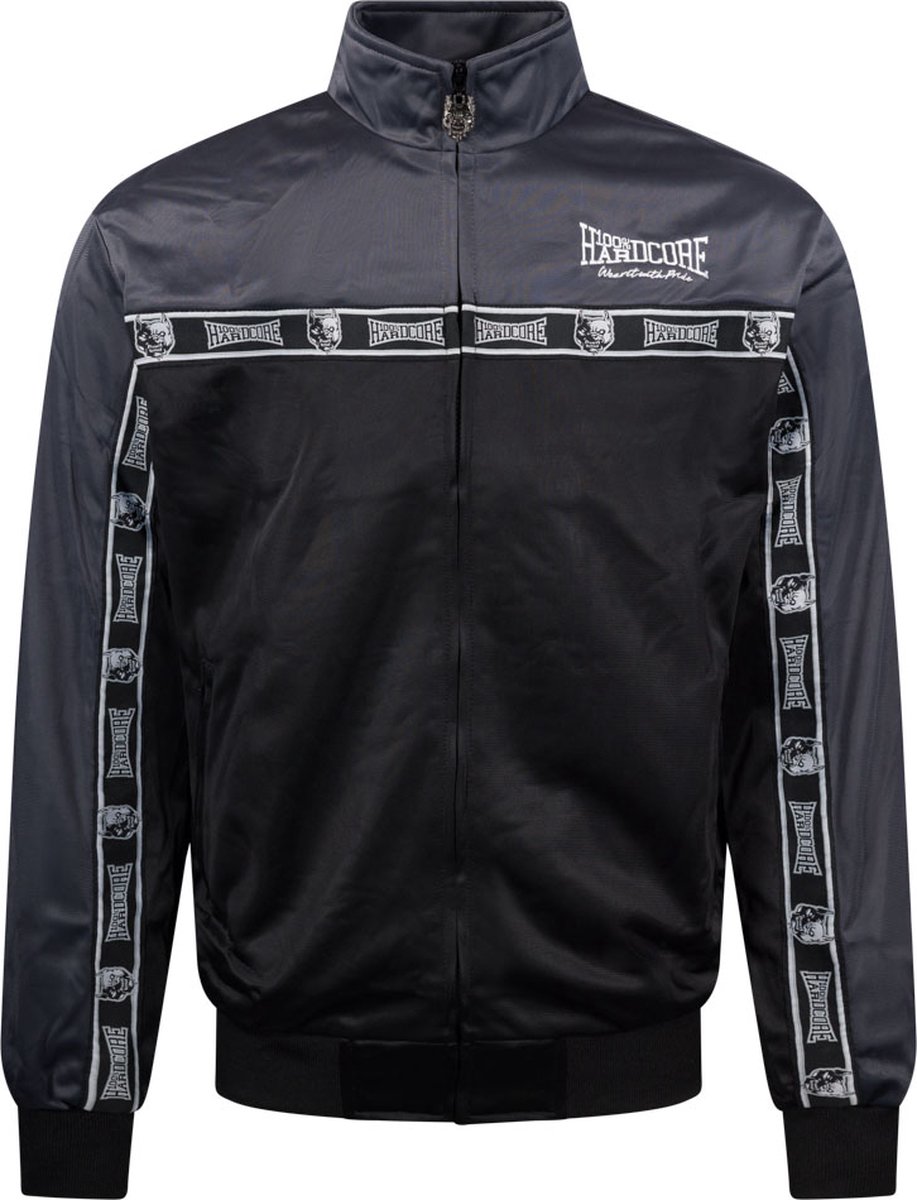 100% Hardcore Trainingsjack Essential Grijs - Maat: 4XL