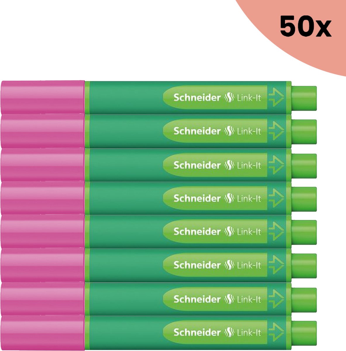 50x Viltstift Schneider Link-It 1 - 0mm fashion-pink