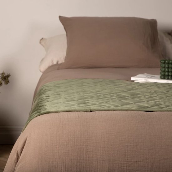 Venture - Home - Bedsprei - Jilly - 80x260 - cm - polyester - groen