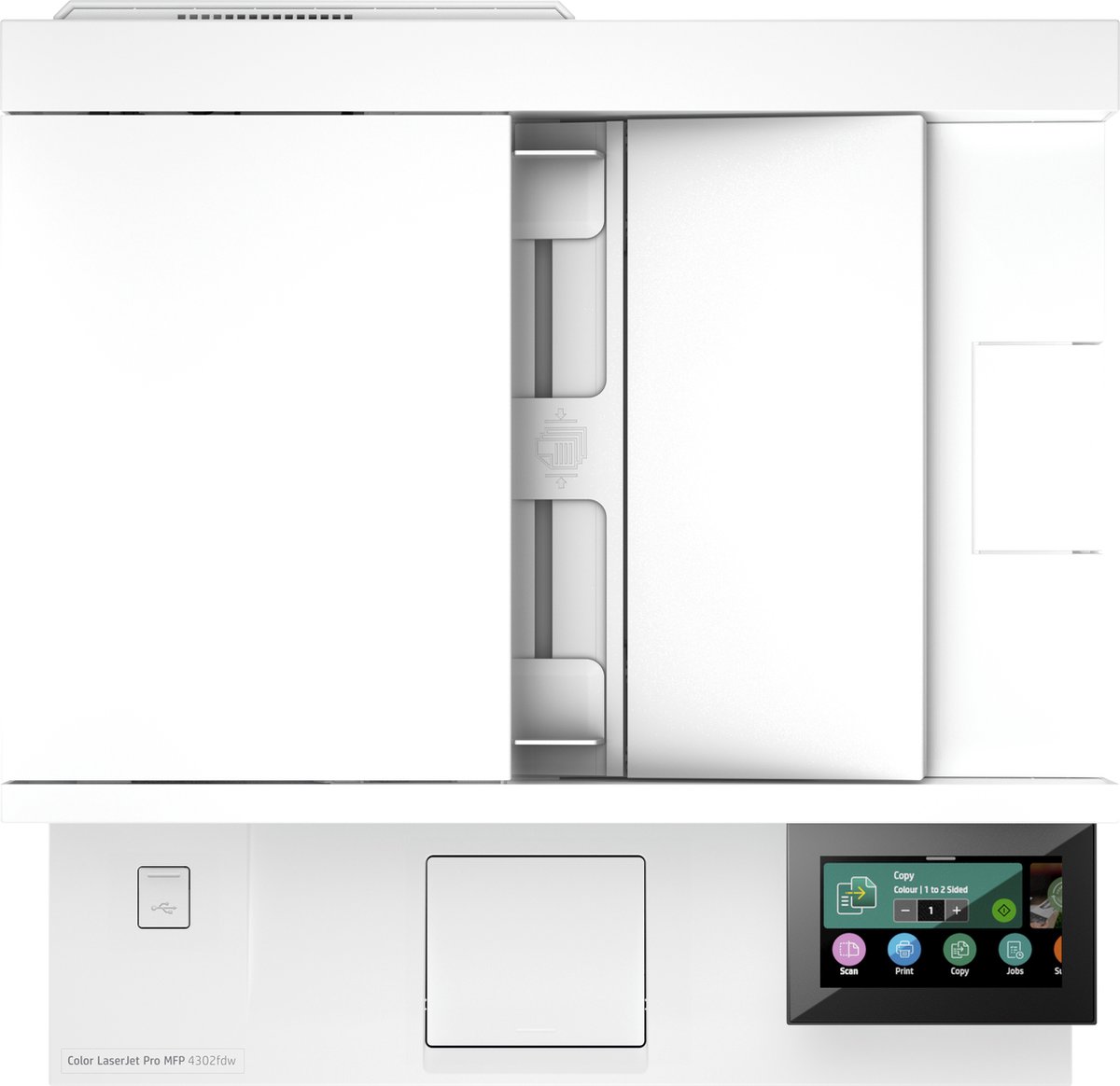 HP Color LaserJet Pro MFP 4302fdw - All-in-One Kleuren Laserprinter - Blauw thumbnail 4
