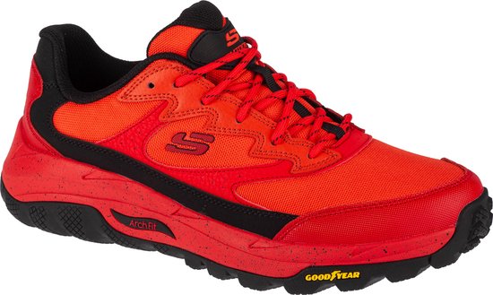 Skechers Arch Fit Skip Tracer - Lytle Creek 237508-RED, Mannen, Rood, Sneakers, maat: 45