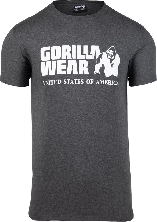 Gorilla Wear Classic T-shirt - Donkergrijs - 2XL