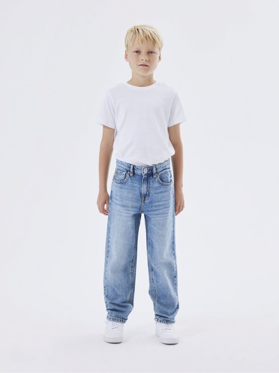 Name It Boy-Broek--Medium BLUE DEN-Maat 134