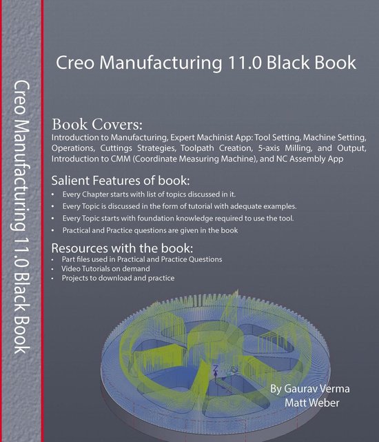 Creo Manufacturing 11.0 Black Book - cover