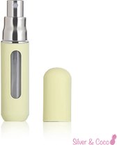 SilverAndCoco® - Parfum Verstuiver Navulbaar Fles | Klein Mini Hervulbaar Spray Flesje - 5ml / Pastel Geel