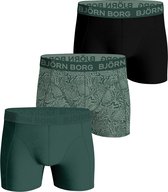 Björn Borg Cotton Stretch boxers - heren boxers normale lengte (3-pack) - multicolor - Maat: L