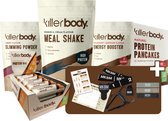 Killerbody Afval Starterspakket - Maaltijdshake & Fatburner - Cookies and Cream & Cherry & Chocolate Brownie - 1200 gr