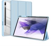 Dux Ducis Tablet Hoes Geschikt voor Samsung Galaxy Tab S8 / Tab S7 - Dux Ducis Toby Bookcase - Blauw