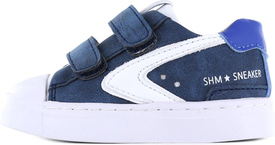 Sneakers | Jongens | BLUE WHITE | Leer | Shoesme | Maat 22 | bol.com