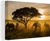 Tableau sur toile Changwat Surin, Thaïlande - 150x100 cm - Décoration murale