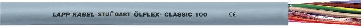 LAPP ÖLFLEX® CLASSIC 100 Stuurstroomkabel 2 x 0.50 mm² Grijs 00100004/50 50 m