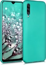 kwmobile telefoonhoesje voor Samsung Galaxy A30s - Hoesje voor smartphone - Back cover in metallic turquoise