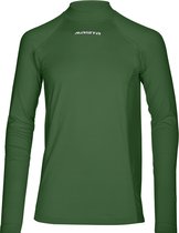 Masita | Thermoshirt Dames Lange Mouw Colshirt Skin Trainingsshirt Heren Kind Unisex 100% Polyester Sneldrogend - groen - 152