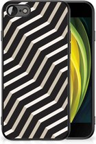 Bumper Case iPhone 7/8/SE 2020 Coque de téléphone portable avec illusion de bord noir