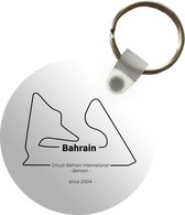 Sleutelhanger - Bahrein - Formule 1 - Circuit - Plastic - Rond - Uitdeelcadeautjes