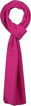 Fuchsia roze fleece sjaal lang