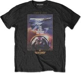 Top Gun Heren Tshirt -XL- Wingman Poster Zwart