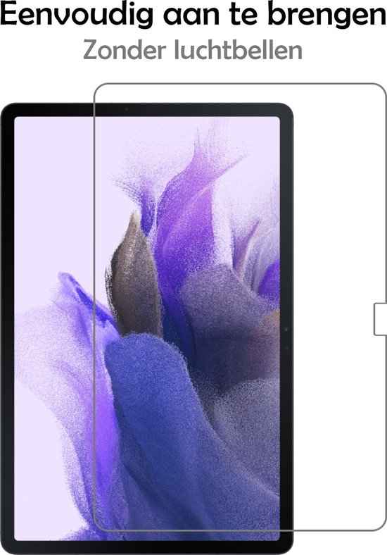Samsung Tab S7 FE Case Cover Book Case avec protecteur d'écran et découpe S Pen - Samsung Galaxy Tab S7 FE Case Cover 12,4 pouces Protecteur d'écran - Vert foncé