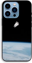 CaseCompany® - iPhone 13 Pro hoesje - Alone in Space - 100% Biologisch Afbreekbaar - Duurzaam - Biodegradable Soft Case - Milieuvriendelijke Print op Achterkant - Zwarte Zijkanten - Beschermi