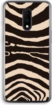 CaseCompany® - OnePlus 7 hoesje - Arizona Zebra - Soft Case / Cover - Bescherming aan alle Kanten - Zijkanten Transparant - Bescherming Over de Schermrand - Back Cover