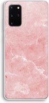 CaseCompany® - Galaxy S20 Plus hoesje - Roze marmer - Soft Case / Cover - Bescherming aan alle Kanten - Zijkanten Transparant - Bescherming Over de Schermrand - Back Cover